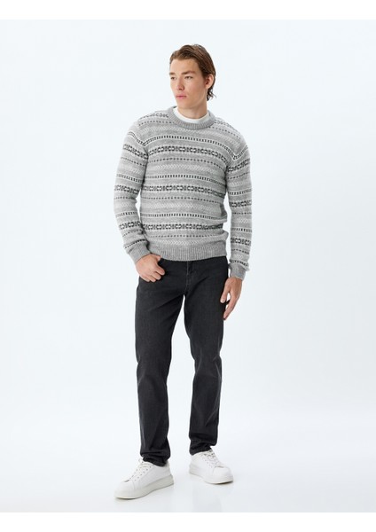 Triko Kazak Boxy Fit Bisiklet Yaka fiyatları