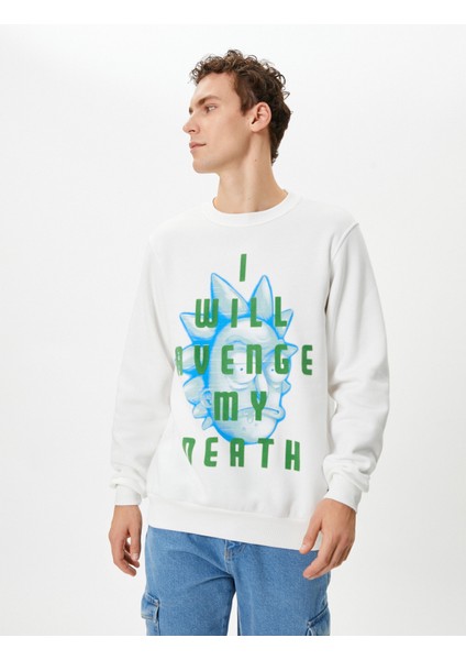 Rick And Morty Sweatshirt Lisanslı Baskılı fiyatları