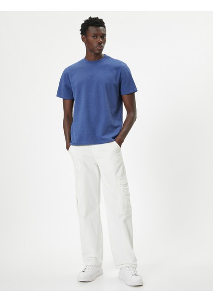 Basic Tişört Bisiklet Yaka Kısa Kollu fiyatları