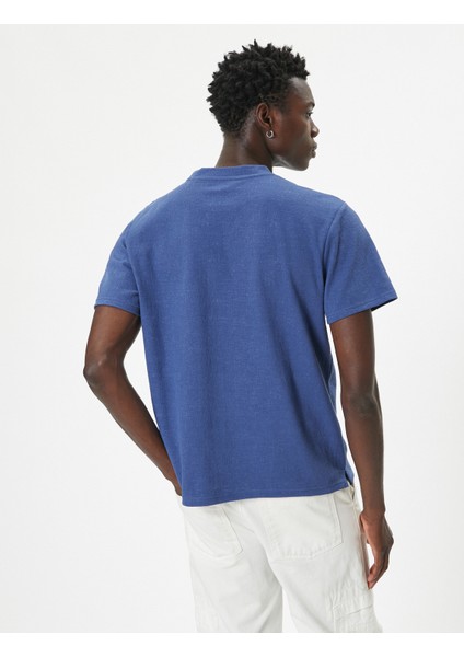 Basic Tişört Bisiklet Yaka Kısa Kollu fırsatları