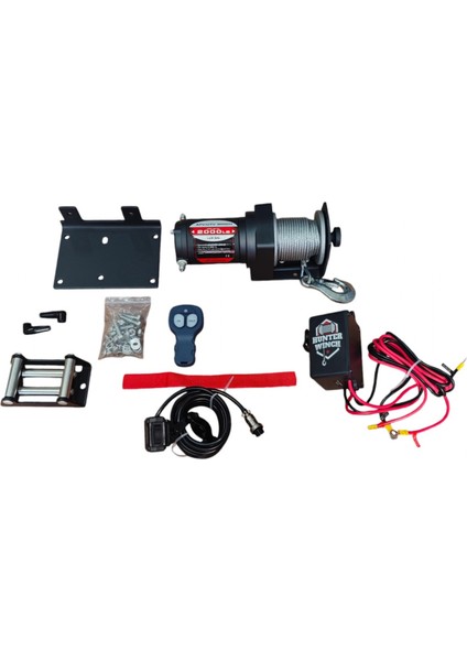 Hunter Vinç 2000 Lb Çelik Atv Utv Offroad Uzaktan Kumandalı 12V