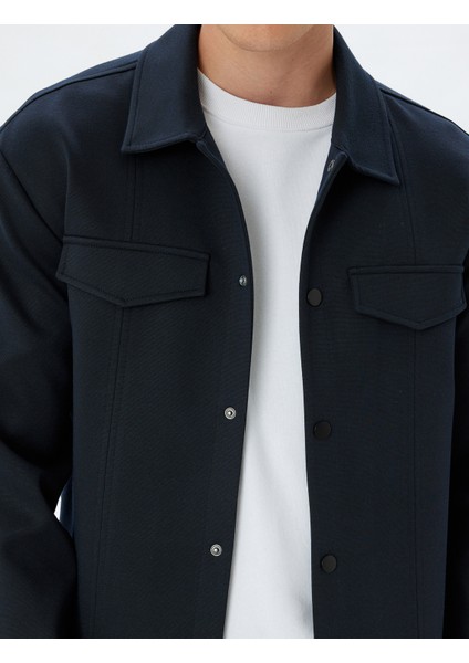 Blazer Ceket Gömlek Yaka Kapaklı Cep Detaylı Çıt Çıt Düğmeli indirimleri