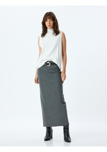 Uzun Kalem Etek Arkası Yırtmaçlı Standart Bel Slim Fit fiyatları