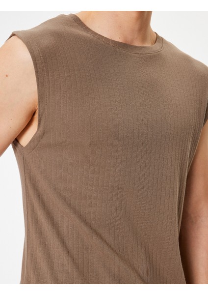 Kolsuz Tişört Basic Bisiklet Yaka Pamuklu indirimleri