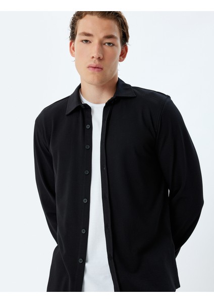 Uzun Kollu Gömlek Polo Yaka Pamuklu fiyatları