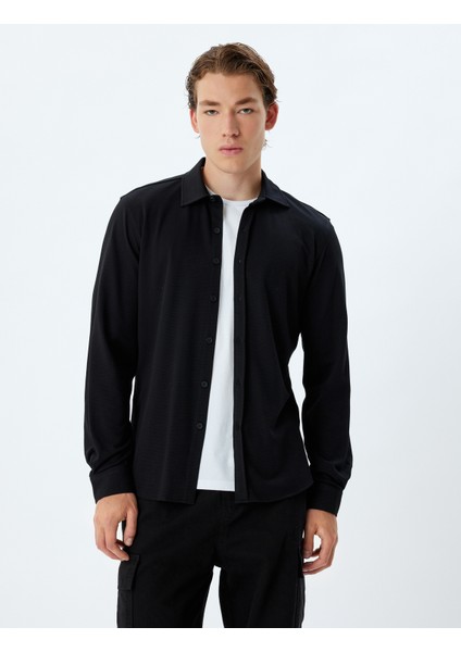 Uzun Kollu Gömlek Polo Yaka Pamuklu modelleri