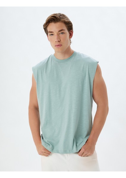 Basic Atlet Bisiklet Yaka Kolsuz Pamuklu modelleri