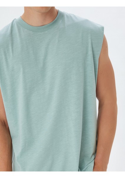 Basic Atlet Bisiklet Yaka Kolsuz Pamuklu indirimleri