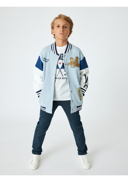 Rahat Bol Kesim Kot Pantolon - Regular Jean