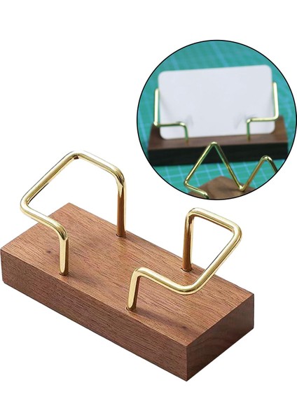 Ahşap Kartvizitlik Sergileme Tutucusu 70 Kart I C (Yurt Dışından) fırsatları