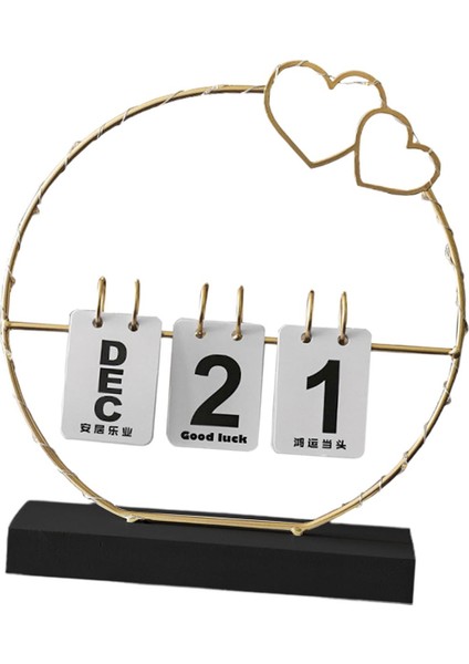 Sevgililer Günü Üstü Takvimi Sürekli Çevirmeli Takvim Ev (Yurt Dışından) fırsatları