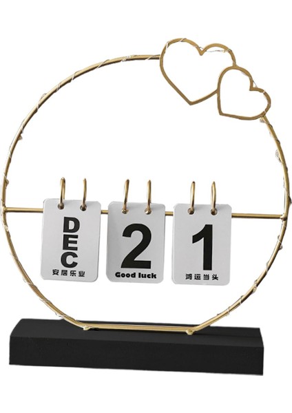 Sevgililer Günü Üstü Takvimi Sürekli Çevirmeli Takvim Ev (Yurt Dışından) indirimleri