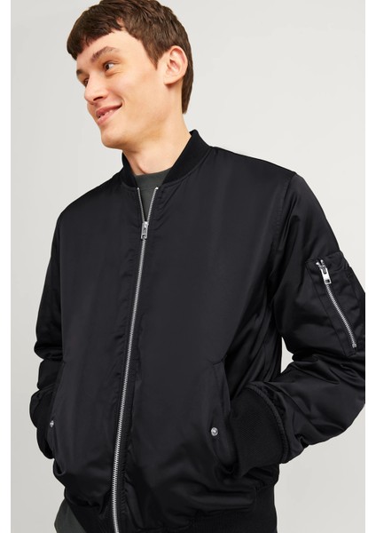 JJOCEAN BOMBER Siyah Erkek Ceket