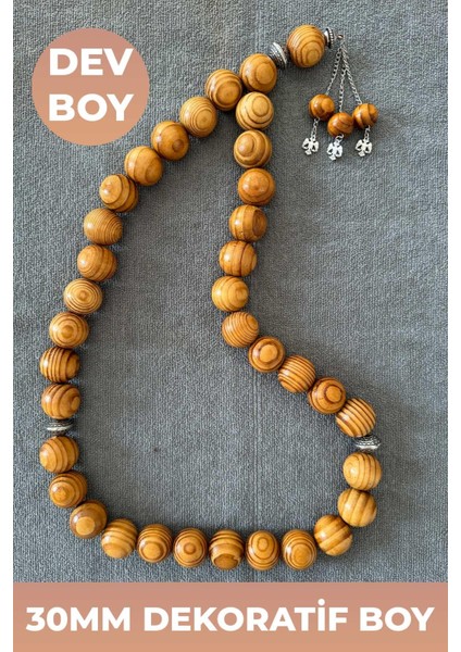 Dev Boy Dekoratif Amaçlı Bambu Ağacı Tesbih