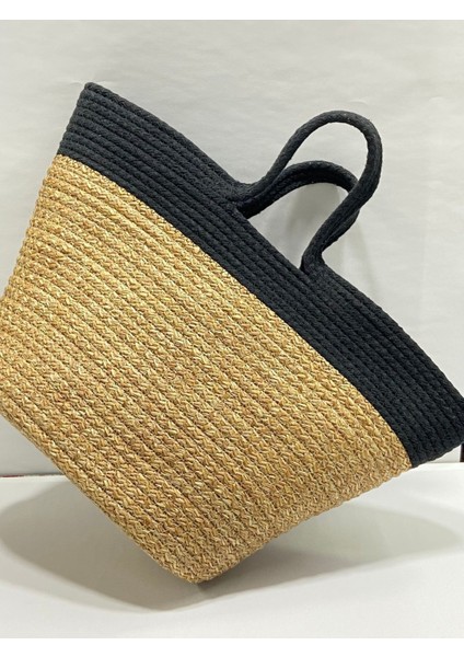 El Çantası Otantik Çanta Jüt Çanta
