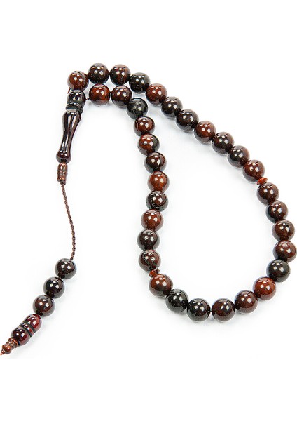 Kuka Tesbih - 33' Lü - 12 mm Yuvarlak - Naturel Işçilik