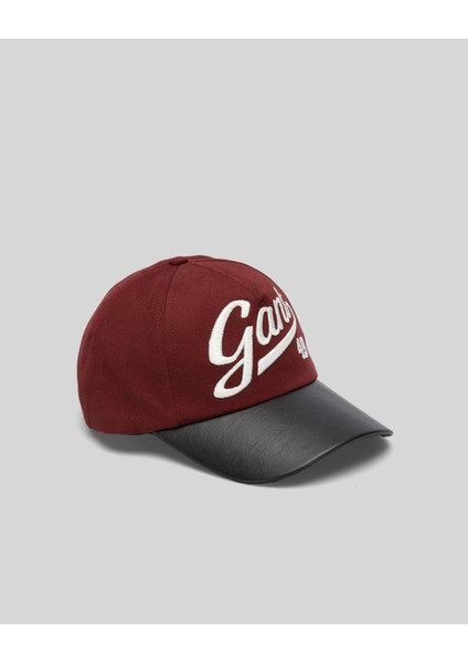Unisex Bordo Logolu Şapka 9324301T.604