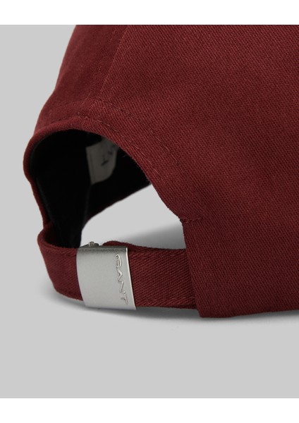 Unisex Bordo Logolu Şapka 9324301T.604