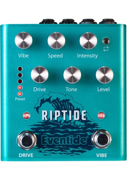 Riptide Stereo Drive And Uni-Vibe Effects Overdrive Pedalı