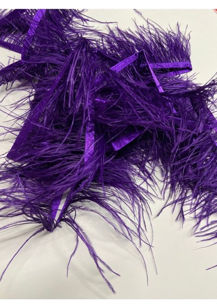 Devekuşu Tüy Mor / 1 Metre fiyatları