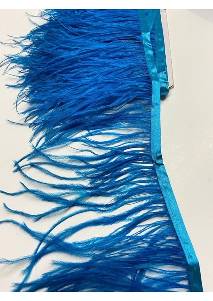 Devekuşu Tüy Mavi / 1 Metre fiyatları