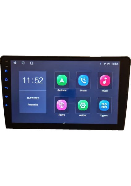 Citroen C5 2008-2015 Yıl Android Sürüm 13 Kablosuz Carplay Navigasyon Multimedya 10 Inç Ekran 2Gb Ram + 32Gb Rom Hafıza Çerçeve ve arka görüş kamerası ile