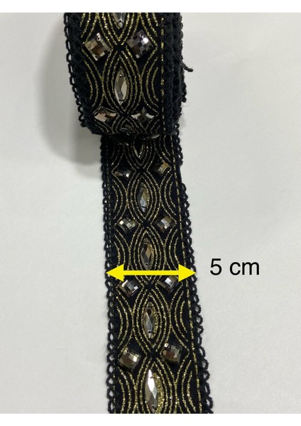 Kadife Gold Sim Işli Bordür/ Taş Işli Bordür /5,50 Mt modelleri