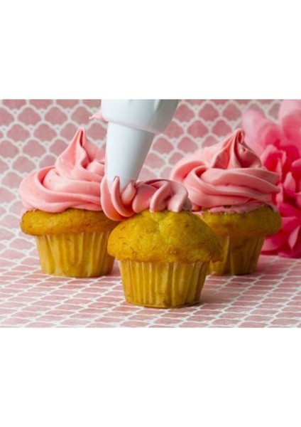 Krem Şanti Pompası 7 Uçlu Pasta Kek Kurabiye Süsleme Seti modelleri