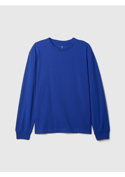 Erkek Çocuk Mavi Classic Çizgili T-Shirt