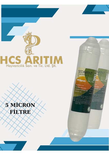 5 Micron Kapalı Kasa Su Arıtma Filtre