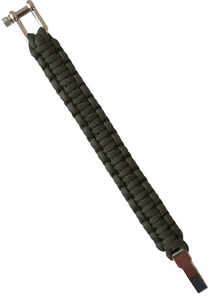Paracord Cobra Metal Ayarlı Bileklik