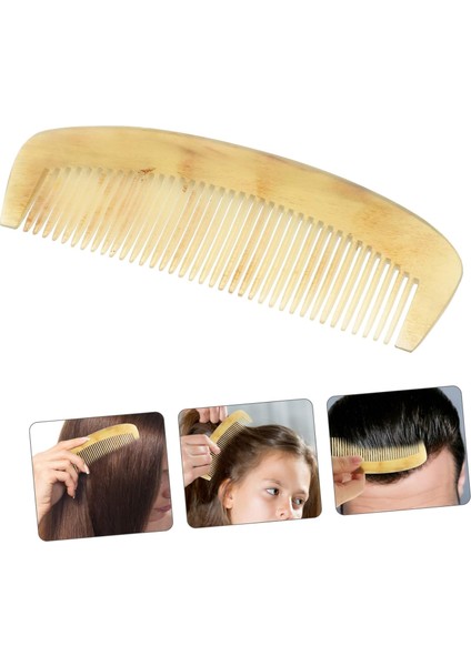 Sığır Boynuzu Doğal Kemik Tarak - Antistatik Saç Tarağı - Hakiki El Yapımı 14 cm fırsatları