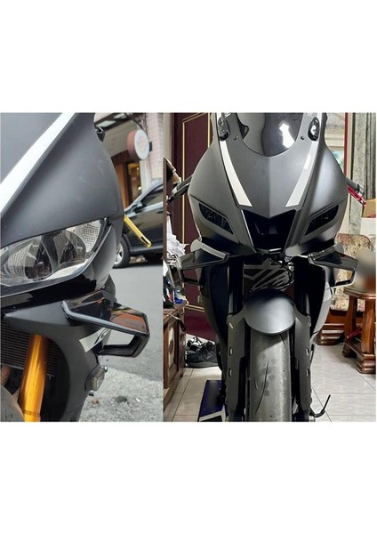 Yamaha R25 Yan Kanat Winglet Spoiler Fairing Mavi