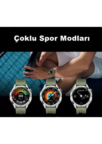 Watch Gt4 Pro Akıllı Saat Siyah 500-600 Mah 6 Ay Siyah 46 mm Siyah