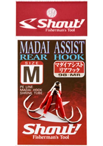 Madai Assist Rear Hook Serisi Olta Iğnesi Standart-L