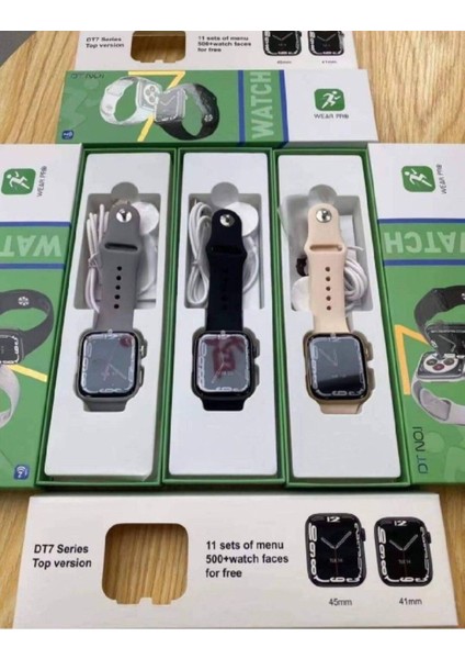 Ithalatçı Dt No 1 Watch 7 Akıllı Saat Serisi Tam Ekran Nfc Gps Takip Bt Arama Aranma Mesa