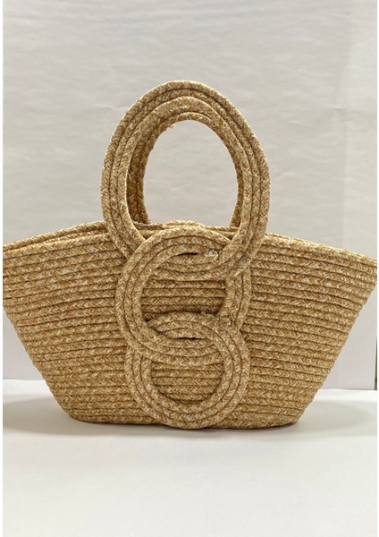 El Çantası Otantik Çanta Jüt Çanta