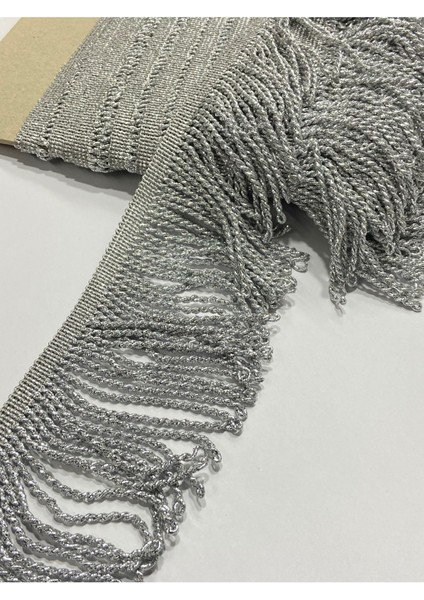 Simli Burgu Püskül/ Koltuk Yastık Örtü Püskülü/ 1 Merte / Gümüş / 7cm fiyatları