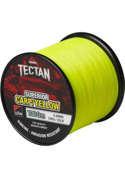 Tectan Carp/yellow 1000 mt Misina 0,33 mm