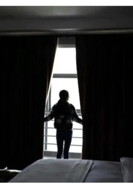1. Kalite Siyah Blackout (Karartma) Pilesiz Güneşlik %100 Işık GEÇIRMEZ(571) fiyatları