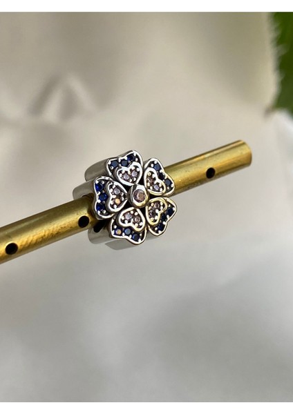 Jotus Jewelry Taşlı Çiçek Charm