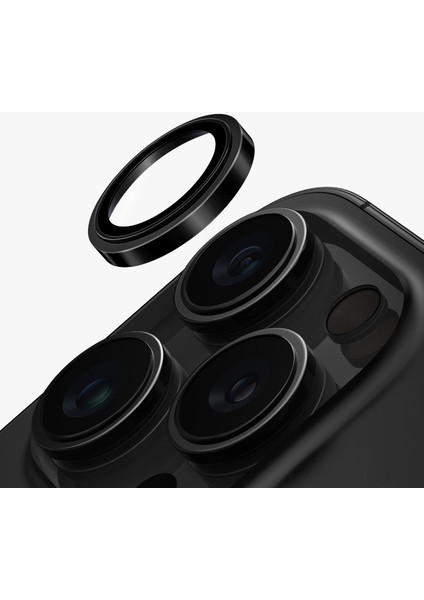 Apple iPhone 16 Pro / Apple iPhone 16 Pro Max Sapphire Lens Koruyucu Çelik Çerçeve fırsatları