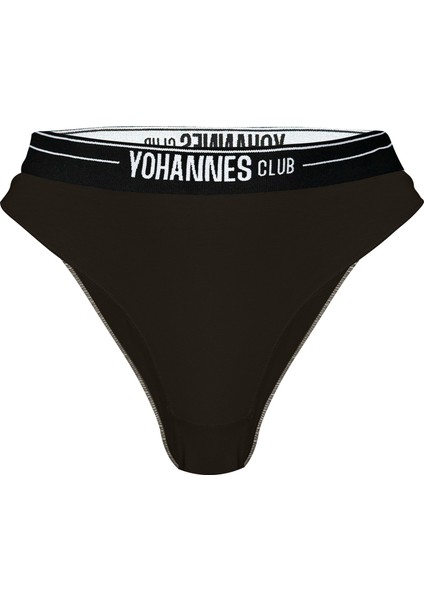 Yohannes Club Yohannesclub,  Kadın, Lastik Kemerli Brazilian Külot, 5'li, Pudra, Lila, Bordo, Lacivert, Siyah