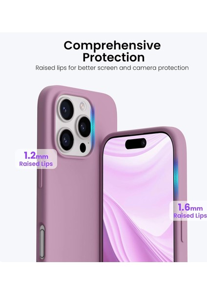 Apple Iphone 16 Pro Lansman Kılıf Içi Kadife Soft Yumuşak Dokulu Kılıf Liquid Lsr Silikon