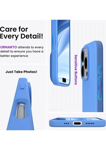 Apple Iphone 16 Pro Lansman Kılıf Içi Kadife Soft Yumuşak Dokulu Kılıf Liquid Lsr Silikon