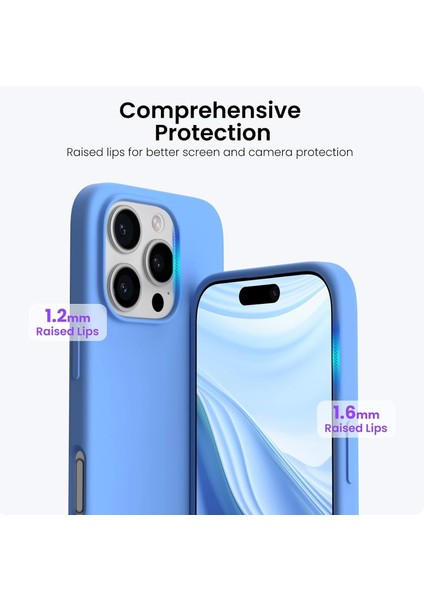 Apple Iphone 16 Pro Lansman Kılıf Içi Kadife Soft Yumuşak Dokulu Kılıf Liquid Lsr Silikon
