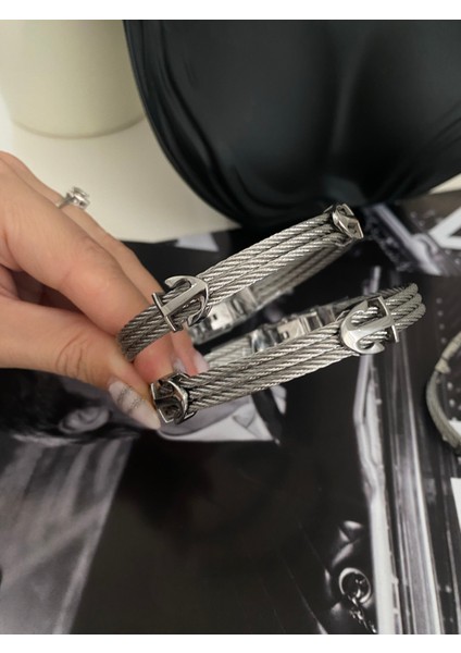 Erkek Çapa Desenli Bileklik