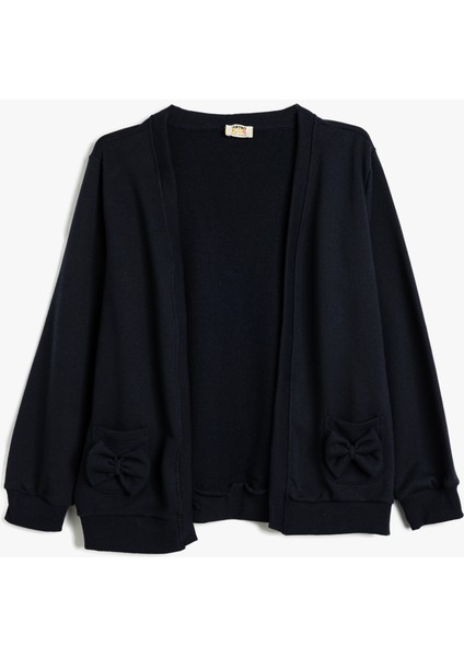 Okul Sweatshirt Uzun Kollu Fiyonk Detaylı