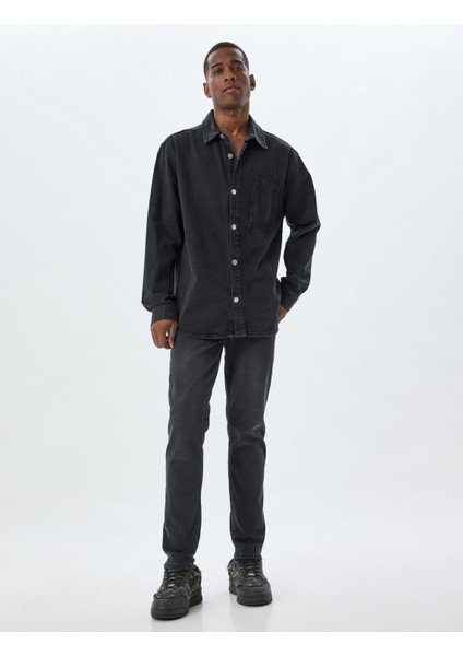 Slim Fit Kot Pantolon - Brad Jean