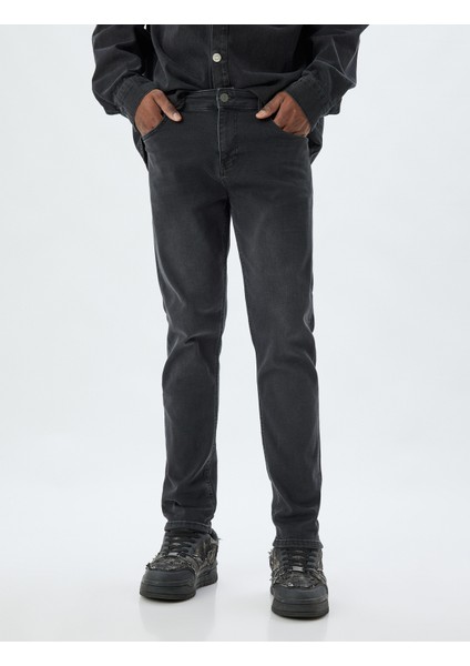 Slim Fit Kot Pantolon - Brad Jean